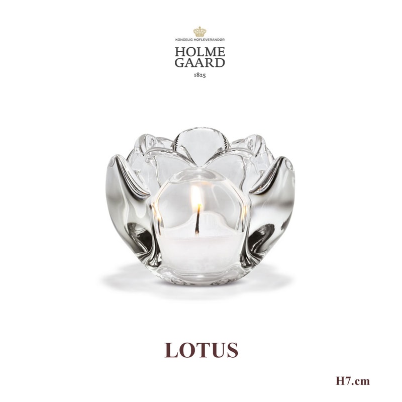 HOLMEGAARD ホルムガード LOTUS H7cm ロータス  M キャンドルホルダー ホルムガード 4341631ライト キャンドルホルダー   ギフト 贈り物 プレゼント ラッピング テーブルランプ 北欧