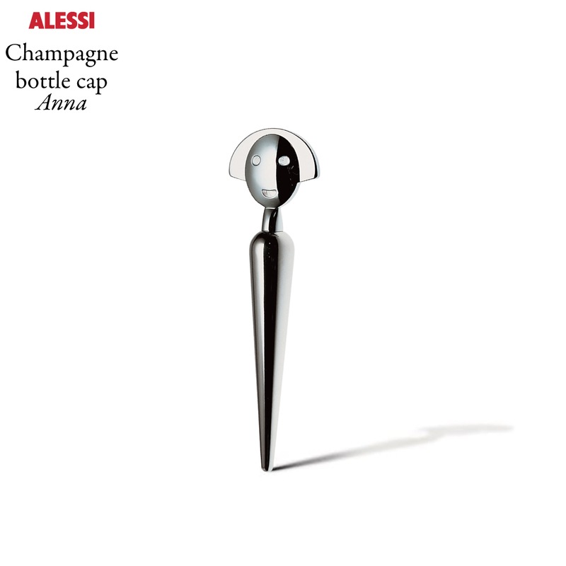 【Alessi/アレッシ】Champagne Bottle cap Anna/シャンパン/ボトルキャップ/アンナ/ボトル栓/Alessandro Mendini/アレッサンドロ・メンディーニ