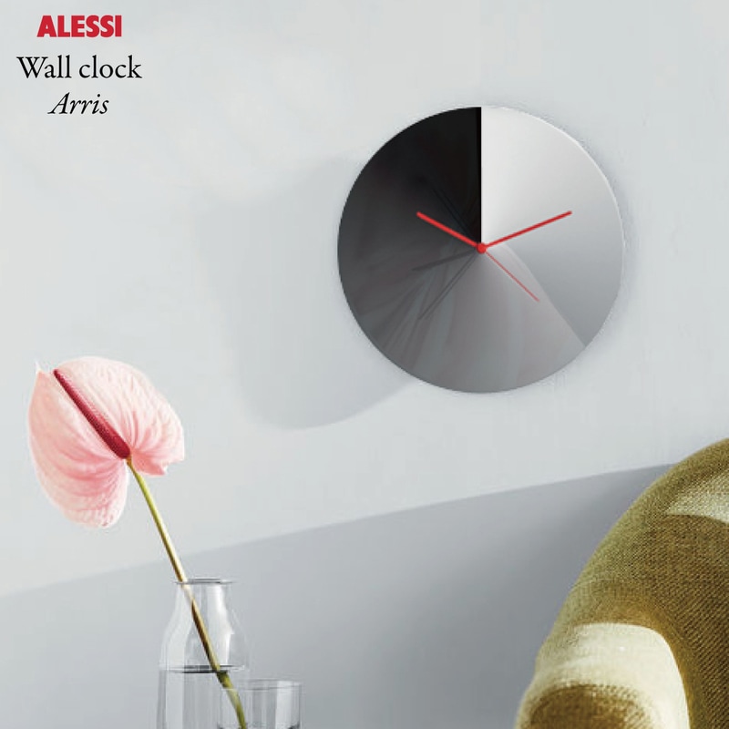 【Alessi/アレッシ】Arris Wall clock/アリス/ウォールクロック/壁掛け時計Adam Cornish/アダム・コーニッシュ【RCP】