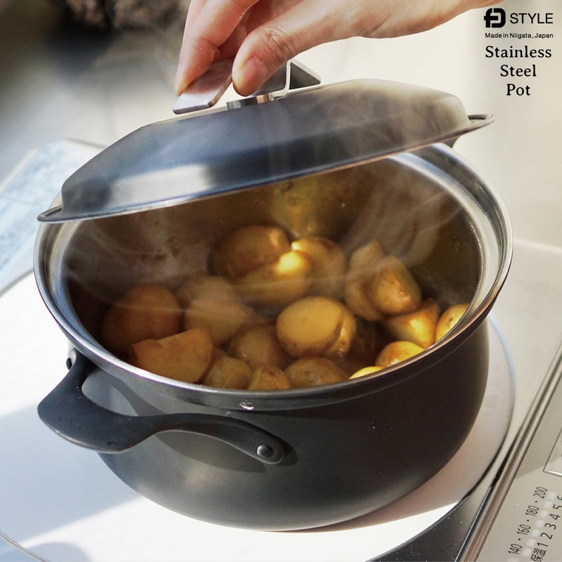 【FD STYLE エフディー】ステンレス鍋 両手鍋 キッチン 調理器具 IH対応 日本製　コンビニ受取対応【RCP】