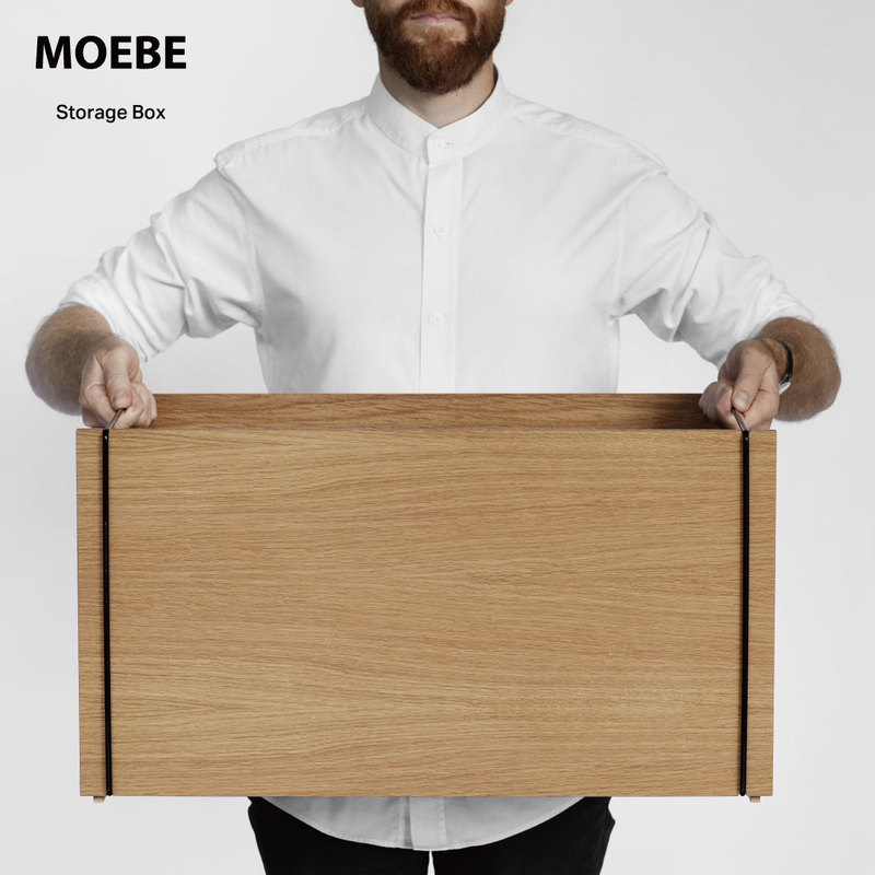 MOEBE ムーベ Storage Box ストレージボックス 収納ボックス オーク コンビニ受取対応 