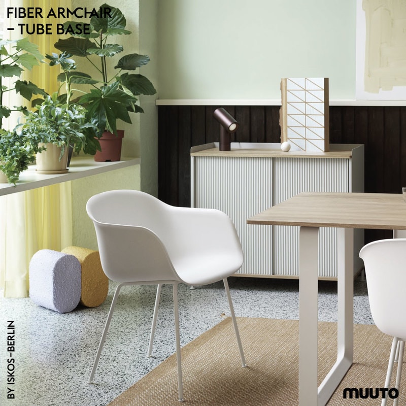 MUUTO FIBER ARMCHAIR TUBEBASE ISKOS-BERLIN ムート ファイバー アームチェア チューブベース イスコス・ベルリン