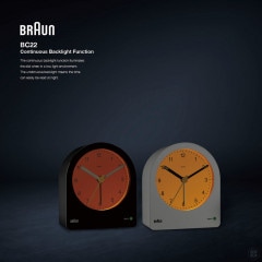 BRAUN ֥饦 Classic Analogue Alarm Clock Dieter Rams ֥饦 ʥ 顼 å ǥॹ Хå饤