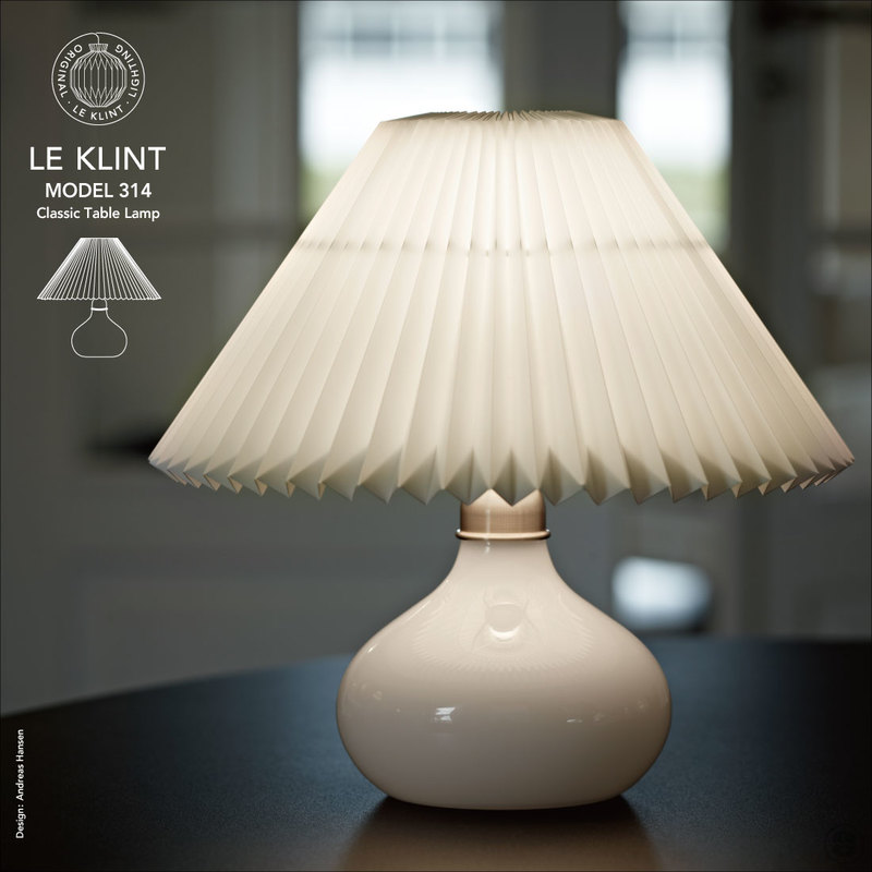 LE KLINT/MODEL314/CLASSIC/Table Lamp/Andreas Hansen/レ・クリント/モデル314/クラシック/テーブルランプ/アンドレアス・ハンセン/卓上照明/LED/北欧/デンマーク