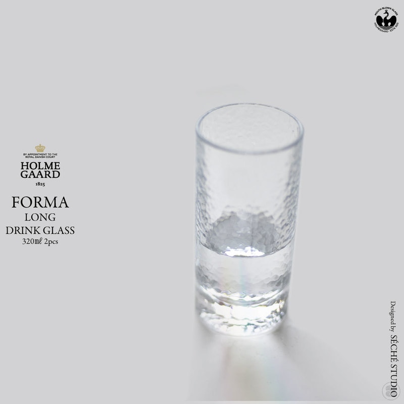 HOLMEGAARD FORMA LONG DRINK GLASS 2pcs 320ml SECHE STUDIO ホルムガード フォーマ ロングドリンクグラス 2個セット セシェ・スタジオ 無鉛ガラス 北欧 デンマーク 王室御用達 ［4343111］