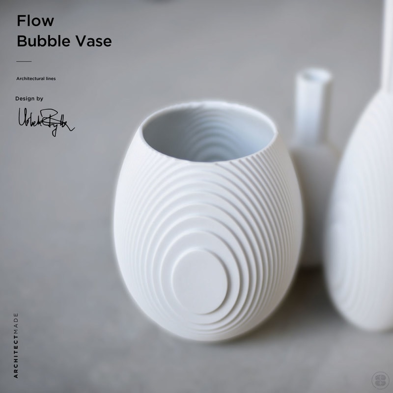 ARCHITECTMADE/FLOW/Bubble Vase/Vibeke Rytter/アーキテクトメイド/フロウ/バブル ベース/花瓶/白磁器