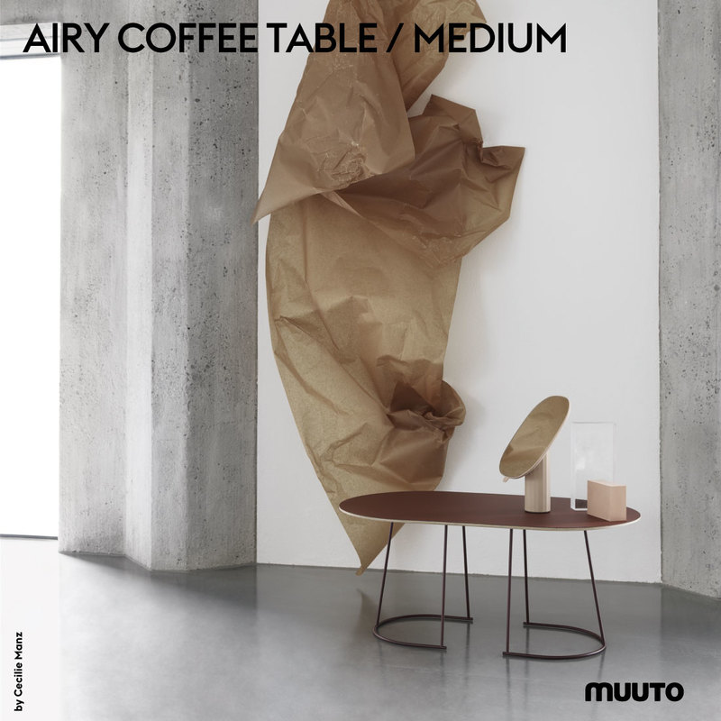 MUUTO ムート AIRY COFFEE TABLE   MEDIUM エアリーコーヒーテーブル Mサイズ プライウッド FENIXラミネート Cecilie Manz セシリエ・マンツ 【RCP】