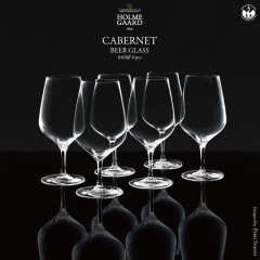 HOLMEGAARD CABERNET BEER GLASS 6pcs 640ml Peter Svarrer ۥ६ ٥ ӥ饹 6ĥå ԡ 饹 ̲ ǥޡ ã 4303389