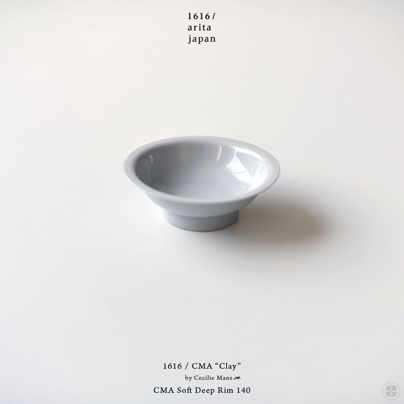 1616/arita japan/CMA “Clay”/CMA Soft Deep Rim 140/Cecilie Manz/イチロクイチロクアリタジャパン/オーバルプレート/セシリエ・マンツ/皿/百田陶園/佐賀県/有田焼