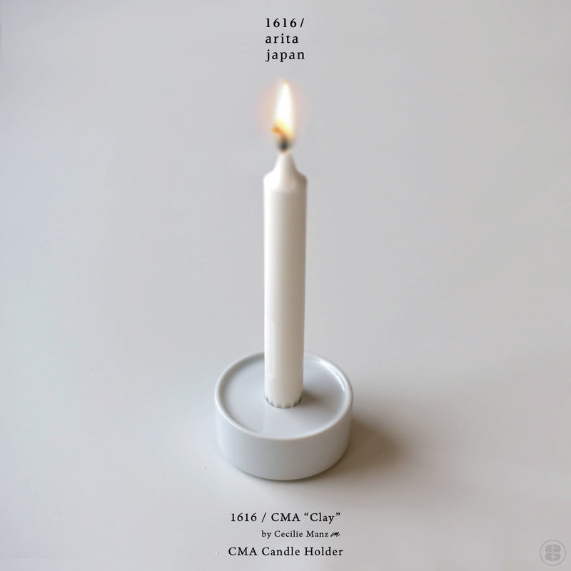1616/arita japan/CMA “Clay”/CMA Candle Holder/Cecilie Manz/イチロクイチロクアリタジャパン/キャンドルホルダー/セシリエ・マンツ/百田陶園/佐賀県/有田焼