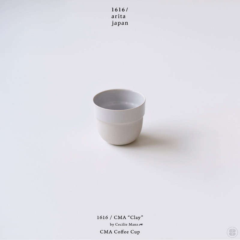1616/arita japan/CMA “Clay”/CMA Coffee Cup/Cecilie Manz/イチロクイチロクアリタジャパン/コーヒーカップ/セシリエ・マンツ/百田陶園/佐賀県/有田焼<br><br>セシリエ・マンツ氏デザインの有田焼