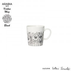 ARABIA/ӥ/Krokus/Mug/Black/Esteri Tomula/å/ޥ/֥å/ƥꡦȥ