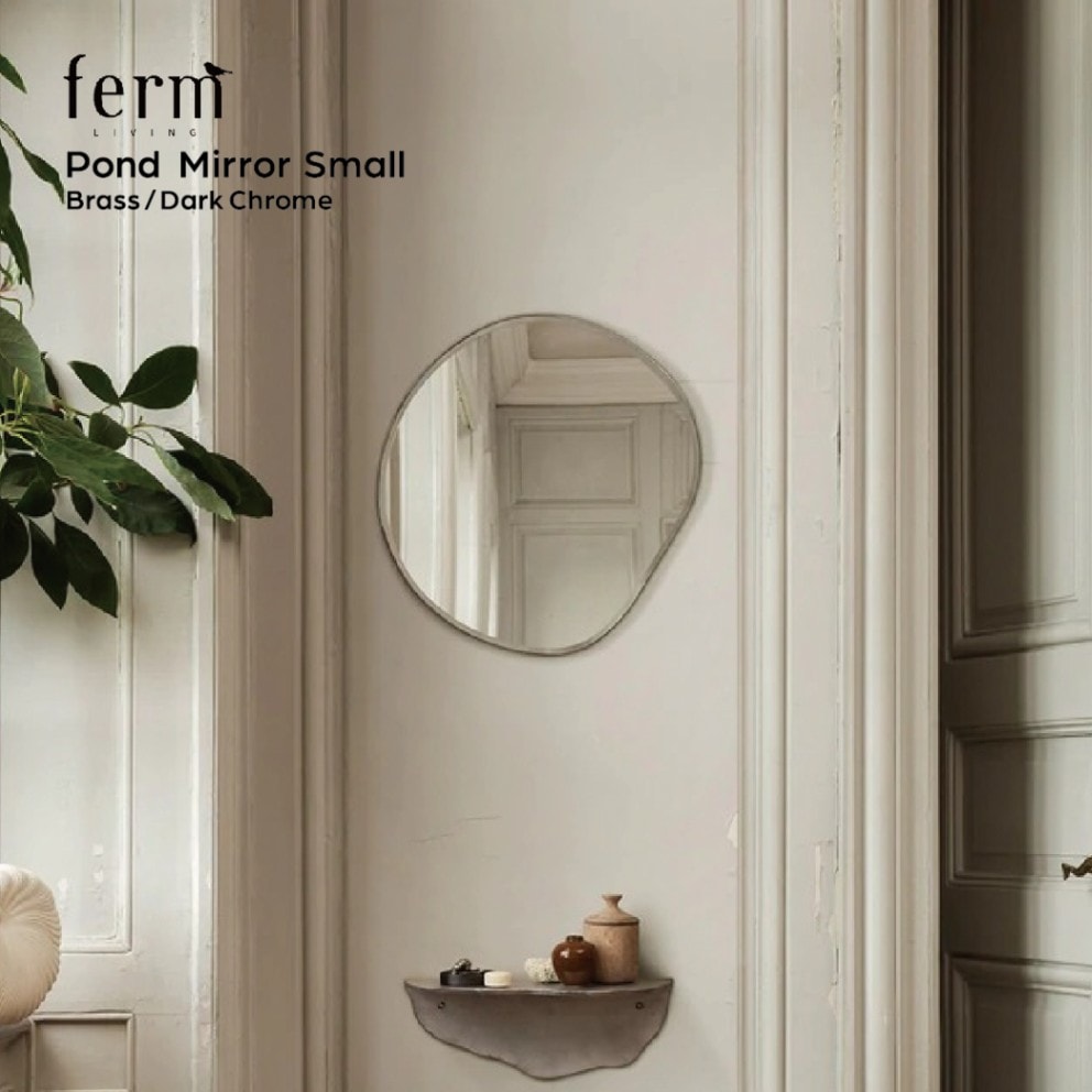 【日本正規販売品】ferm LIVING ファームリビング Pond Mirror ポンドミラー Small 北欧 デンマーク