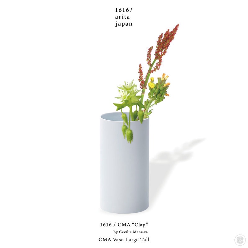 1616/arita japan/CMA “Clay”/CMA Vase Large Tall/Cecilie Manz/イチロクイチロクアリタジャパン/ベース ラージ トール/セシリエ・マンツ/百田陶園/佐賀県/有田焼