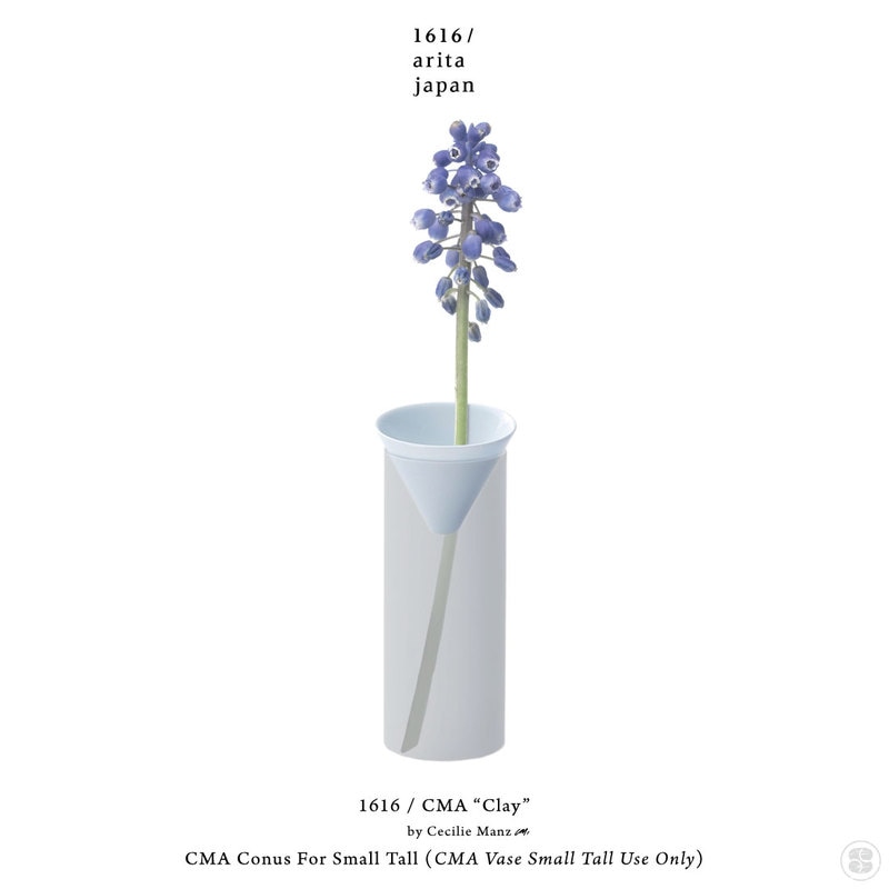 1616/arita japan/CMA “Clay”/Conus For Small Tall/Cecilie Manz/イチロクイチロクアリタジャパン/コウナス/Vase Small Tall専用/セシリエ・マンツ/百田陶園/佐賀県/有田焼