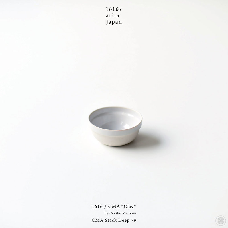 1616/arita japan/CMA “Clay”/CMA Stack Deep 79/Cecilie Manz/イチロクイチロクアリタジャパン/ディーププレート/セシリエ・マンツ/皿/百田陶園/佐賀県/有田焼/スタッキング