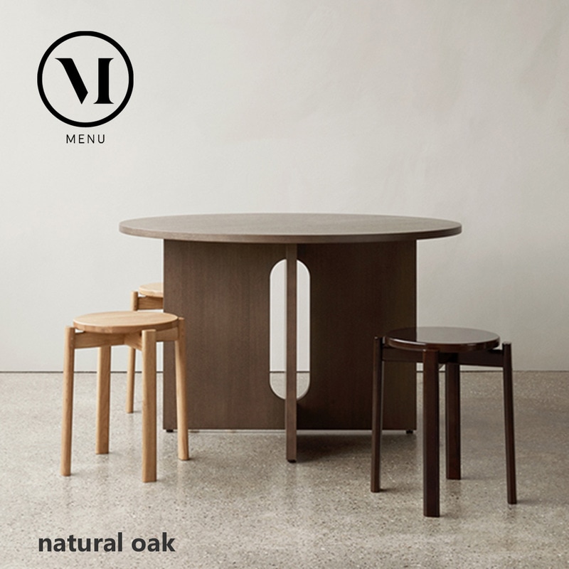 Audo Copenhagen パッセージスツール ナチュラルオーク スツール 木製 Norm Architects デンマーク
