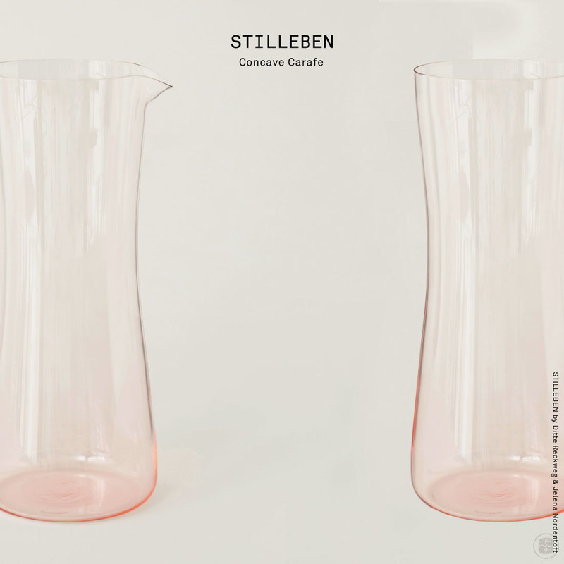 STILLEBEN/Concave Carafe/スティルレーベン/コンケーブカラフェ/ガラス/ピッチャー/チェコ