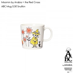 Moomin by Arabia �� the Red Cross Mug 0.3l ABC Snufkin Tove Slotte �ࡼ�ߥ� ����ӥ� �ֽ��� �ޥ� ���ʥե��� �ȡ��١������å�