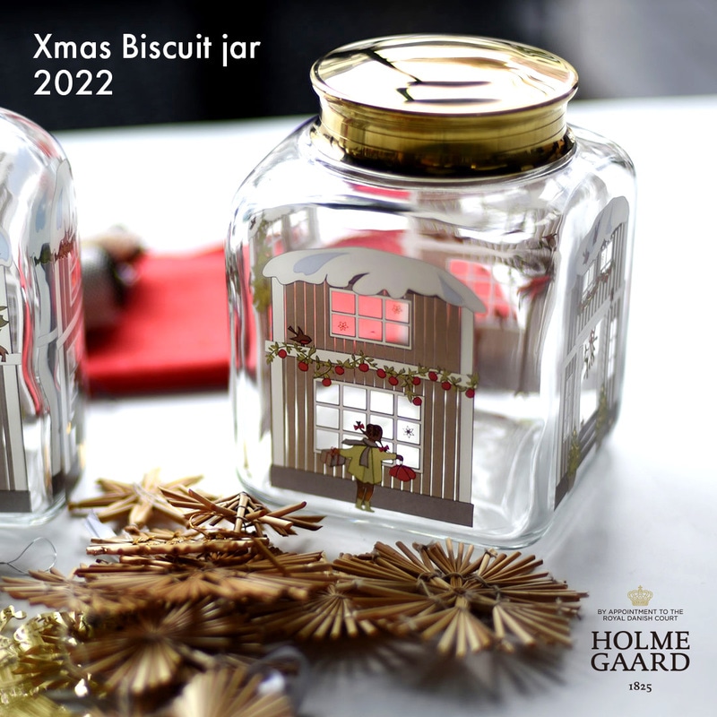 HOLMEGAARD CHRISTMAS Biscuit jar 2022 Jette Frolich ホルムガード クリスマスビスケットジャー イエッテ・フローリッヒ Xmas