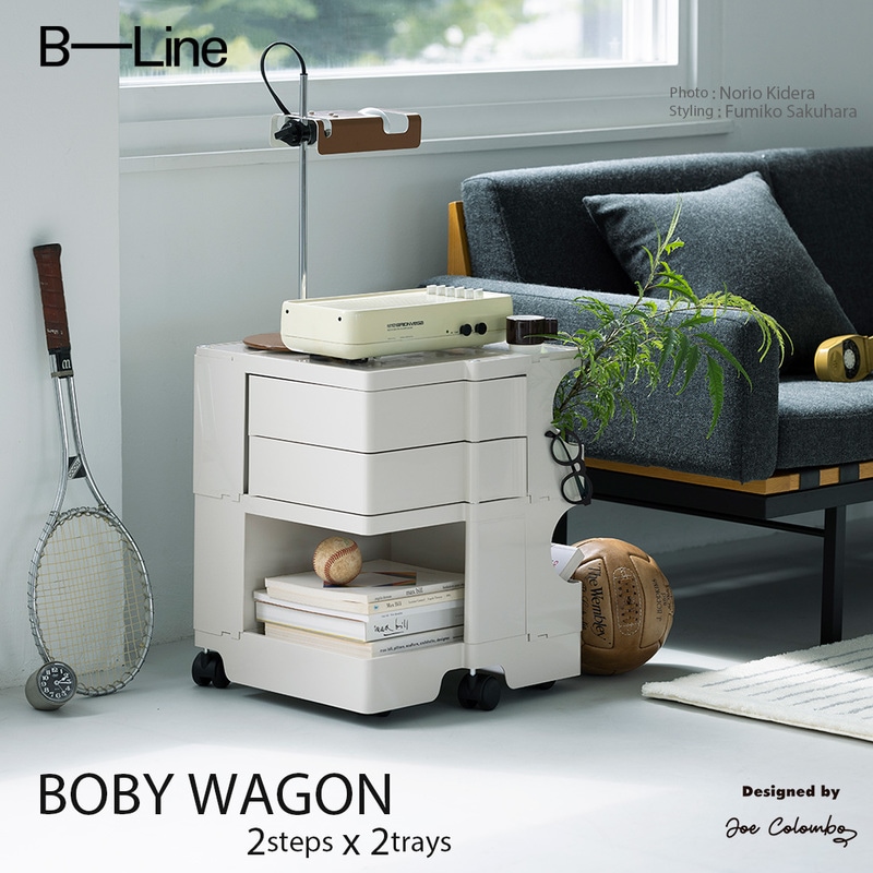 2段トレイ ボビーワゴン (グリーン系) キャスター付 2段トレイ ボビーワゴン (グリーン系) キャスター付 2段トレイ