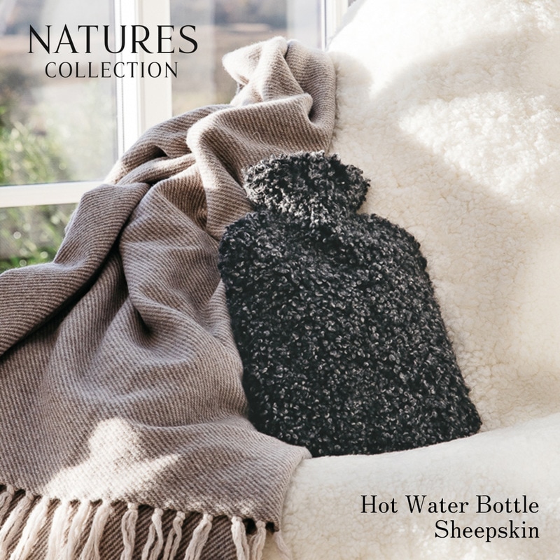 NATURES COLLECTION ネイチャーズコレクション Hot Water Bottle Sheepskin ホットウォーターボトル シープスキン 湯たんぽ オーガニック ニュージーランド 毛皮 羊毛原皮 冬【ギフト特集】