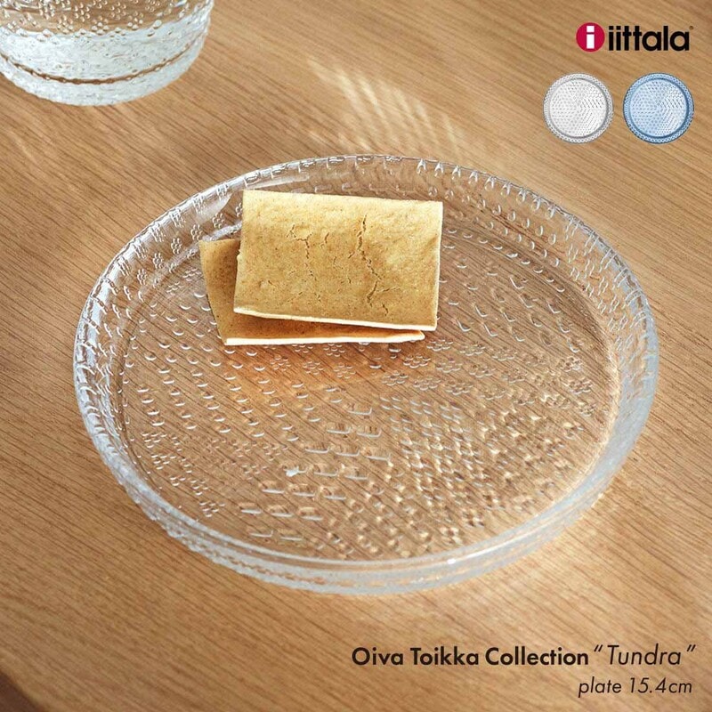 iittala イッタラ ツンドラ プレート 15.4cm Tundra オイバトイッカ クリア <br><br>長年待ち望んだ、オイバ・トイッカのツンドラコレクションの復刻