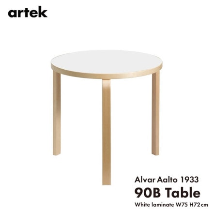 ڥݥȥɥץ쥼ȡartek ƥå TABLE 90B ۥ磻ȥߥ͡ С 75x72cm  ơ֥ Lå  ե ̲