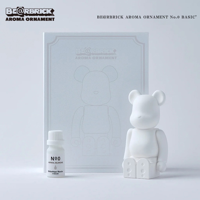 【母の日ギフト】BE@RBRICK AROMA ORNAMENT No.0 BASIC' ベアブリック アロマオーナメント ルームフレグランス セラミック・アロマディフューザー ハンドメイド<br><br>ベアブリックのセラミック・アロマディフューザー【ギフト特集】