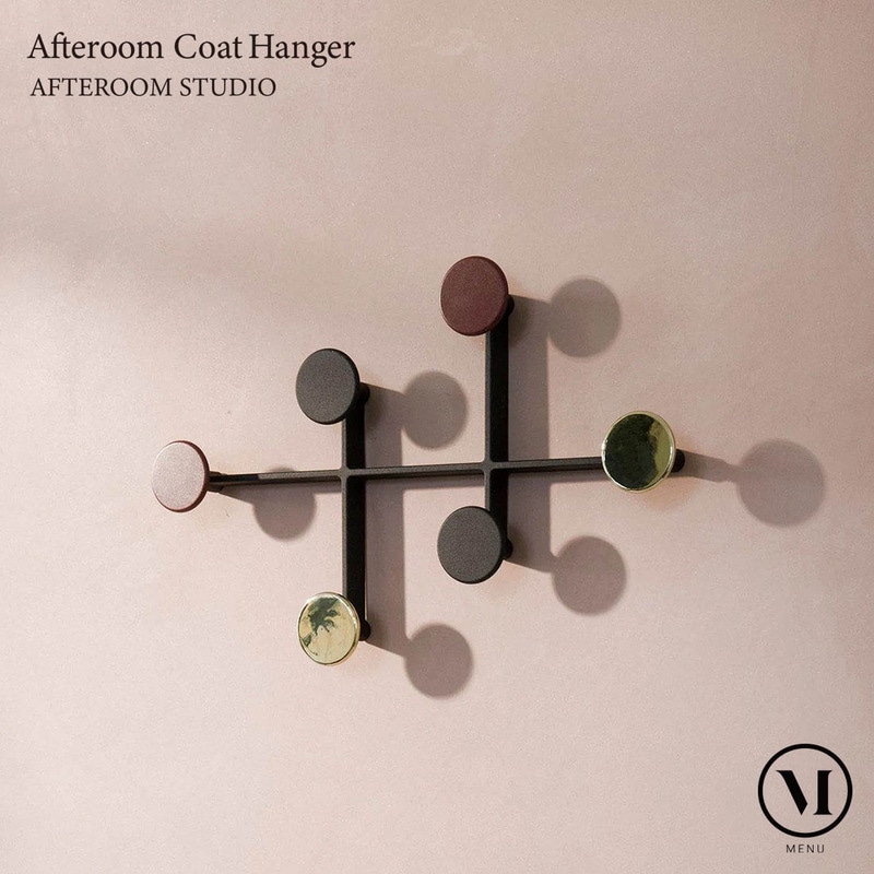 Audo Copenhagen コートハンガー Afteroom アフタールーム ブラス ウォールハンガー インテリア 壁面収納<br><br>縦横斜め、自由に設置できるコートハンガー