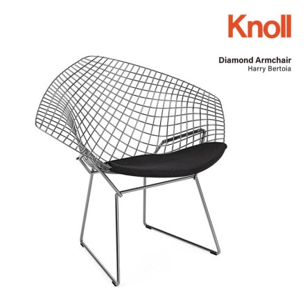 Knoll Υ Ρ Diamond Armchair ɥ Harry Bertoia ϥ꡼٥ȥ Knoll Studio