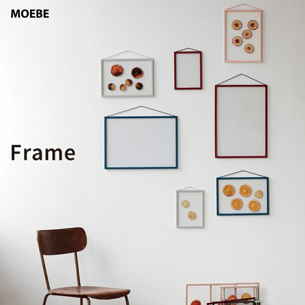 MOEBE ムーベ FRAME フレーム A4 ブラック ホワイト カラー ピクチャーフレーム 北欧 ミニマル