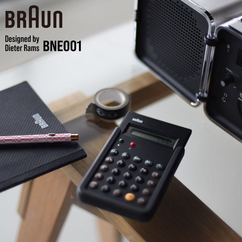 BRAUN ブラウン 電卓 BNE001 復刻モデル ET66 Dieter Rams ディーター・ラムス Calculator ステーショナリー バウハウス【ギフト特集】