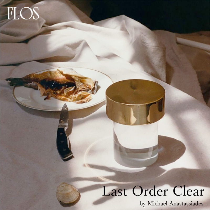 FLOS フロス LAST ORDER CLEAR ラストオーダー クリア Michael Anastassiades マイケル・アナスタシアデス テーブルランプ 照明<br><br>コンパクトで優美なテーブルランプ