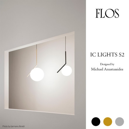 FLOS ե IC LIGHTS S2 饤S2 LED Michael Anastassides ޥ롦ʥ ľ300mm ڥȥ 饤 <br><br>ޥ롦ʥǥˤ른㥰󥰤饤󥹥ԥ졼饤
