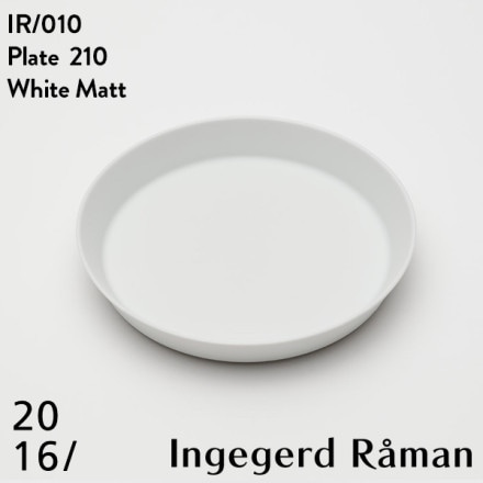 2016 / arita japan Plate 210 WhiteMatt IR 010 󥲥䡼ɥޥ Ingegerd Raman ͭľ  CUP ɴƫ 210 H33mm