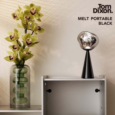 Tom Dixon MELT PORTABLE BLACK ȥࡦǥ ȥݡ֥ ֥å ơ֥饤  
