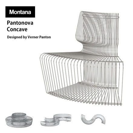 Montana 󥿥 磻䡼 Pantonova Concave  ѥȥΥ 󥱡 ʡѥȥ Verner Panton