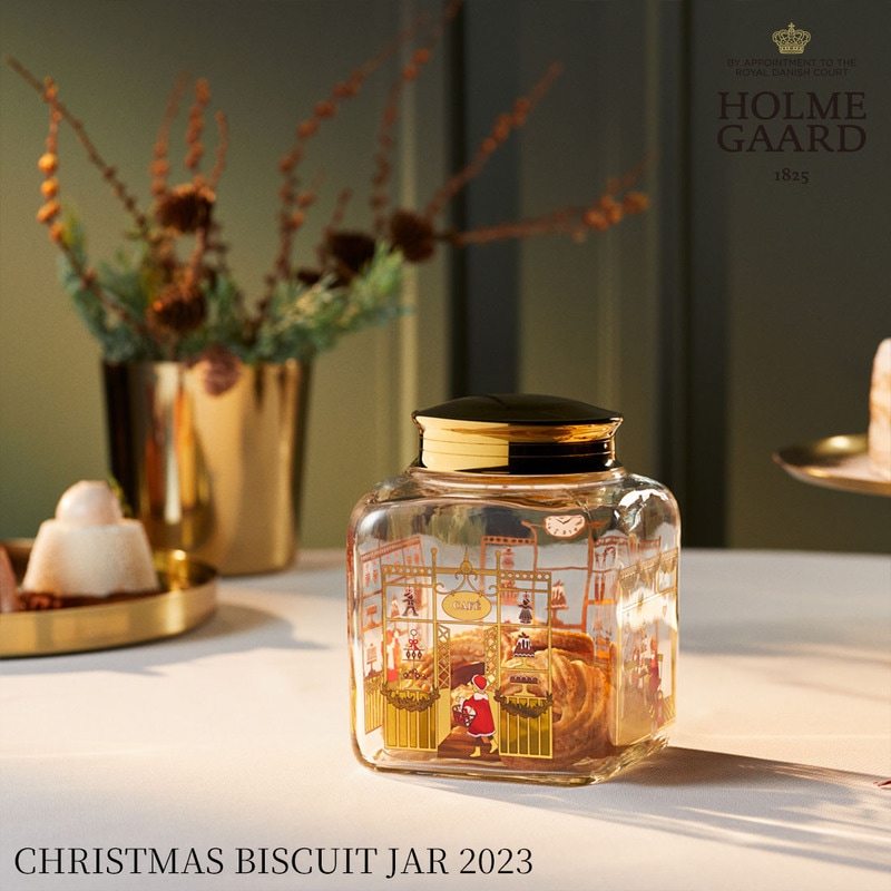 HOLMEGAARD CHRISTMAS Biscuit jar 2023 Jette Frolich ホルムガード クリスマスビスケットジャー イエッテ・フローリッヒ Xmas