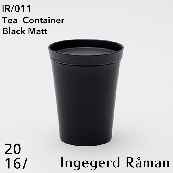【2016 / arita japan 】Tea Container BlackMatt 　IR/011  インゲヤードローマン Ingegerd Raman 有田焼 磁器