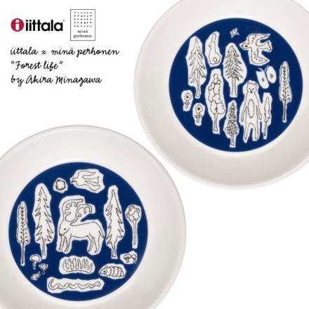 å  iittala ߥ ڥۥͥ12cm ץ졼ȥå  ե쥹ȥ饤 forest life   mina perhonen 1069484 ̲ ե <br><br>ߥ ڥۥͥȤΥܥ졼3