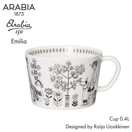 ARABIA ӥ Emilia ߥꥢ å 0.4L ̲ ե Raija Uosikkinen 饤䡦åͥ