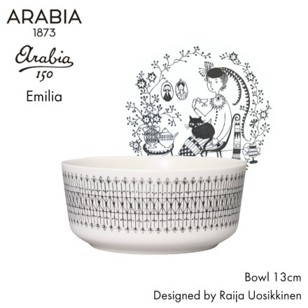 ARABIA ӥ Emilia ߥꥢ ܥ 13cm ̲ ե Raija Uosikkinen 饤䡦åͥ