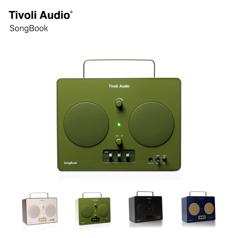 Tivoli Audio SongBook ソングブック ポータブルスピーカー Bluetooth プリアンプ チボリオーディオ ラジオ<br><br>ポータブルタイプのBluetoothスピーカー「SongBook」