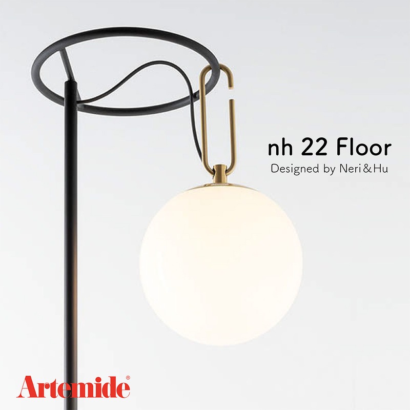 Artemide アルテミデ nh22Floor Neri&Hu 電球 照明 フロアライト イタリア 1271010A