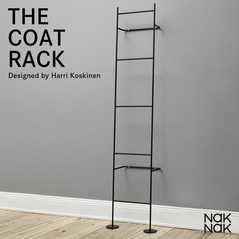 NaKNaK ナックナック FLOOR WALL THE COAT RACK コートラック ハンガーラック ラック Harri Koskinen ハッリ・コスキネン<br><br>シンプルでスタイリッシュなコートラック