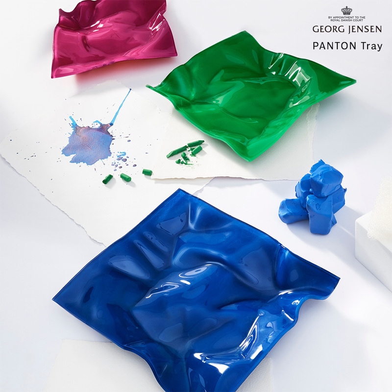 Georg Jensen ジョージ ジェンセン PANTON TRAY パントン・トレイ 北欧 インテリア 小物入れ トレイ 皿<br>ヴェルナー パントンが1988年にデザインした、アイコニックなパントントレイを再解釈したエディション