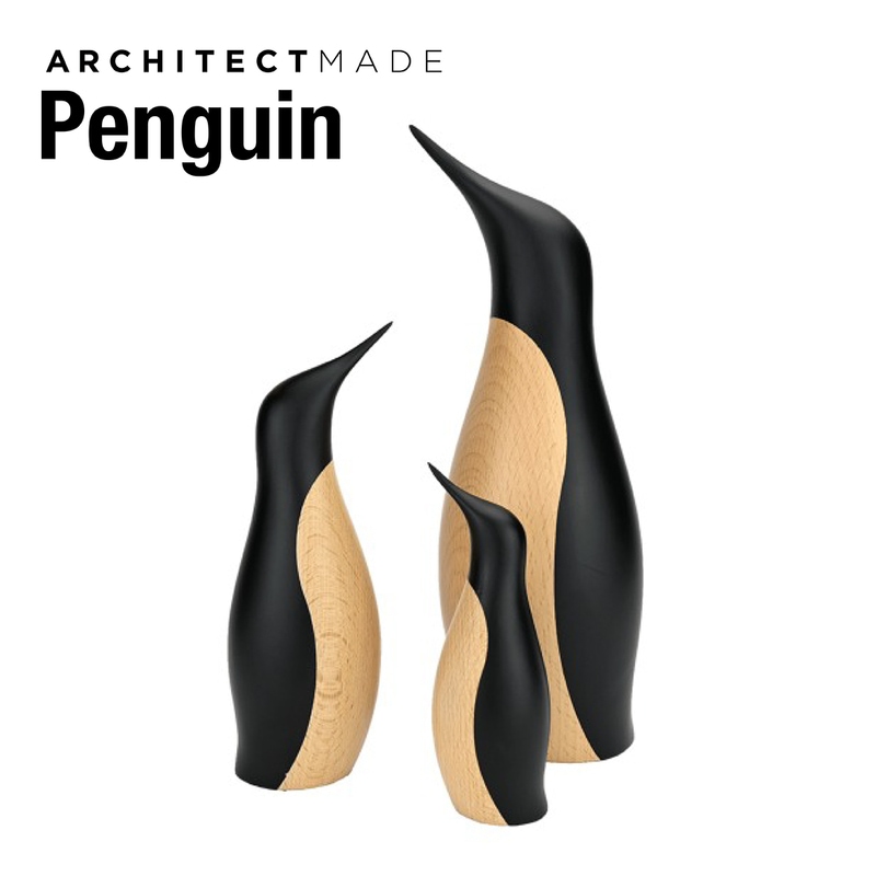 ARCHITECTMADE Penguin Hans Bunde アーキテクトメイド ペンギン ハンス・ブンデ オブジェ 木製 玩具 ハンドメイド 808 800 805<br><br>オーガニックなラインとニュアンスが魅力的なペンギンたち【ギフト特集】
