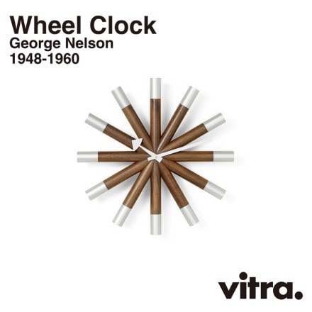 vitra ȥ Wheel Clock ۥ륯å Wall Clocks 륯å GeorgeNelson 硼ͥ륽  ݻ ƥꥢ ̲ <br><br>ߥåɥ꡼Υǥħ륢Wall Clocks