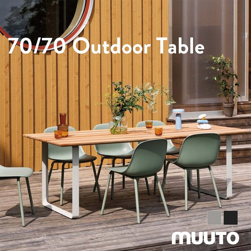 MUUTO 70/70 Outdoor Table アウトドアテーブル TAF マホガニー 庭 ガーデン 屋外<br><br>繊細で控えめなディテールのシンプルなテーブル